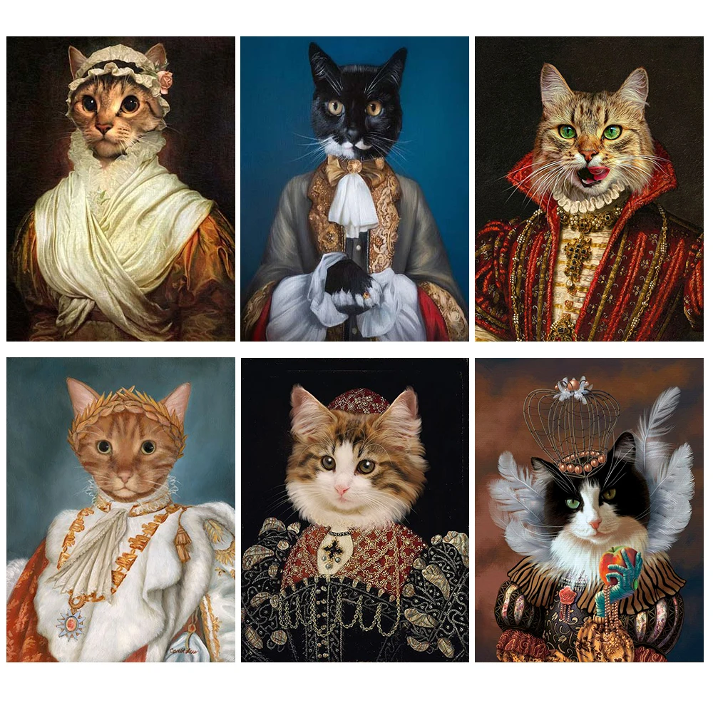 Vintage Animals Cat Duke Lady Posters Wall Pictures For Living Room Home Decor Nordic Poster Wall Art Canvas Painting Unframed
Vintage Animals Cat Duke Lady Posters Wall Pictures For Living Room Home Decor Nordic Poster Wall Art Canvas Painting Unframed
