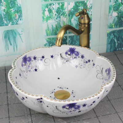 Bathroom Round Ceramic Vessel Sink Vanity Artistic Basin with Pop up Drain Combo AB238
Bathroom Round Ceramic Vessel Sink Vanity Artistic Basin with Pop up Drain Combo AB238