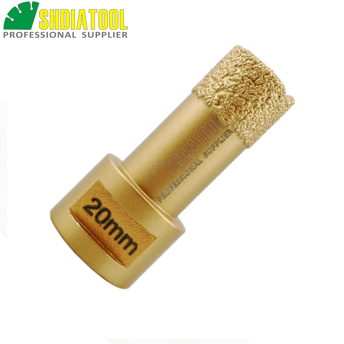 SHDIATOOL Dia20mm Vacuum brazed diamond drilling bits 15MM diamond height M14 Thread Drill bit granite marble ceramic hole saw
SHDIATOOL Dia20mm Vacuum brazed diamond drilling bits 15MM diamond height M14 Thread Drill bit granite marble ceramic hole saw