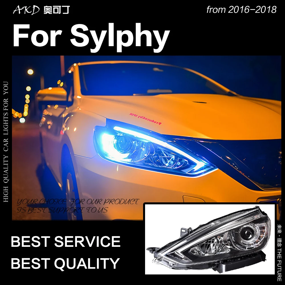 AKD автостайлинг фары для Nissan Sylphy Sentra светодиодный ные фары 2016-2018 DRL Hid вариант фары ангельские глазки аксессуары
AKD автостайлинг фары для Nissan Sylphy Sentra светодиодный ные фары 2016-2018 DRL Hid вариант фары ангельские глазки аксессуары