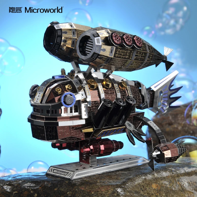Металлический 3D-пазл Microworld, базовая модель Кита, наборы для сборки своими руками, лазерная вырезка, игрушки-головоломки, подарок для детей
Металлический 3D-пазл Microworld, базовая модель Кита, наборы для сборки своими руками, лазерная вырезка, игрушки-головоломки, подарок для детей