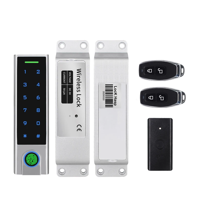 Waterproof Touch Keypad Fingerprint Access Control with 125KHz EM Card Reader Wireless Wiring-Free Access Control System Kit
Waterproof Touch Keypad Fingerprint Access Control with 125KHz EM Card Reader Wireless Wiring-Free Access Control System Kit