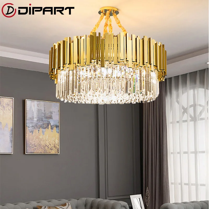 Modern Luxury LED Crystal Chandeliers Lighting For Living room Loft Hanging Chain Nordic Gold Chandelier Bedroom Lamp люстры
Modern Luxury LED Crystal Chandeliers Lighting For Living room Loft Hanging Chain Nordic Gold Chandelier Bedroom Lamp люстры