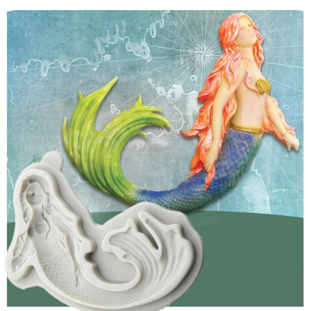 Luyou 1pc Mermaid Princess Cake Tools ,Silicone Resin Molds Cake Decorating Tools , Pastry Kitchen Baking Accessories
Luyou 1pc Mermaid Princess Cake Tools ,Silicone Resin Molds Cake Decorating Tools , Pastry Kitchen Baking Accessories