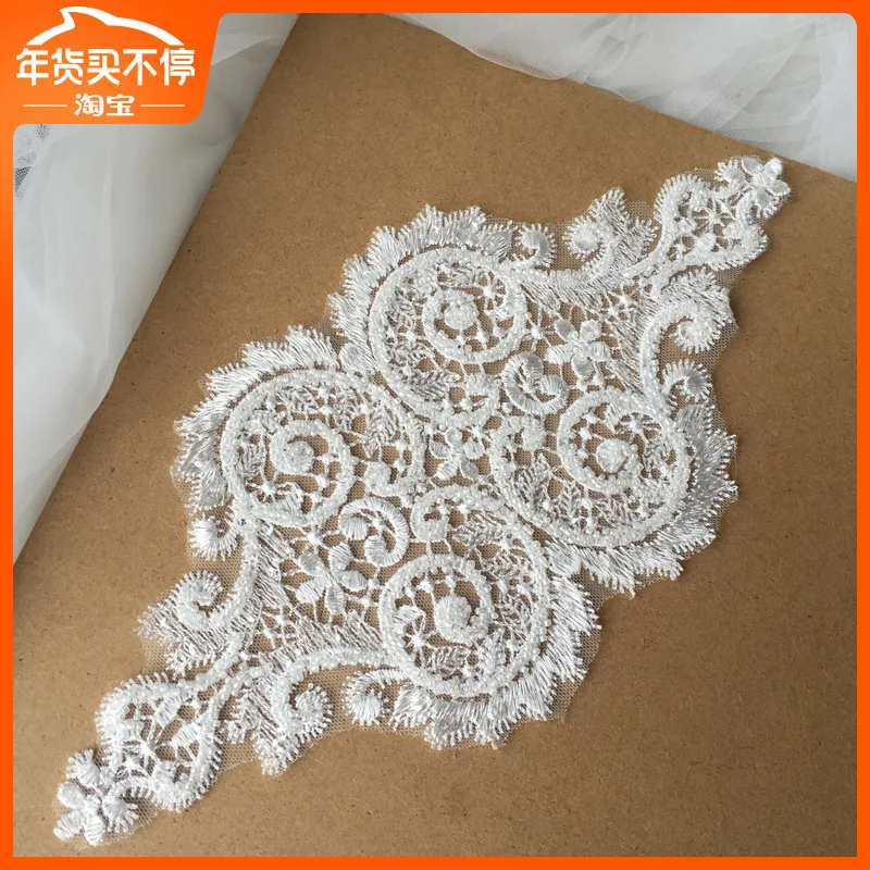 Wholesela Handmade Beaded Embroidery Applique Medallions Piece Lace For Wedding Dress Applique Lace Or Veil Lace
Wholesela Handmade Beaded Embroidery Applique Medallions Piece Lace For Wedding Dress Applique Lace Or Veil Lace
