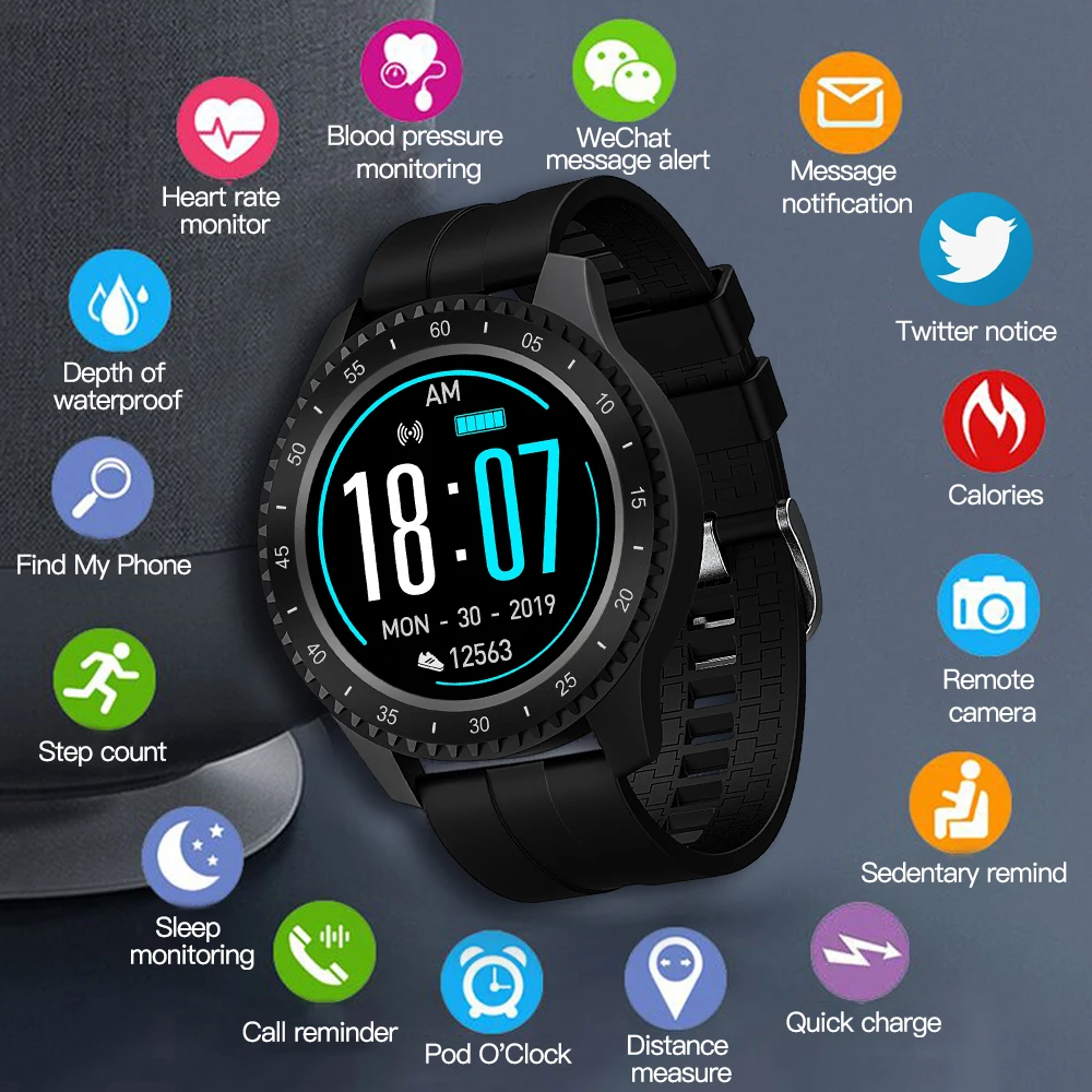 696 New Fashion F17 Smart Watch Full circle Full touch screen smartwatch men IP68Waterproof Fitness tracker Sport Smart Bracelet
696 New Fashion F17 Smart Watch Full circle Full touch screen smartwatch men IP68Waterproof Fitness tracker Sport Smart Bracelet