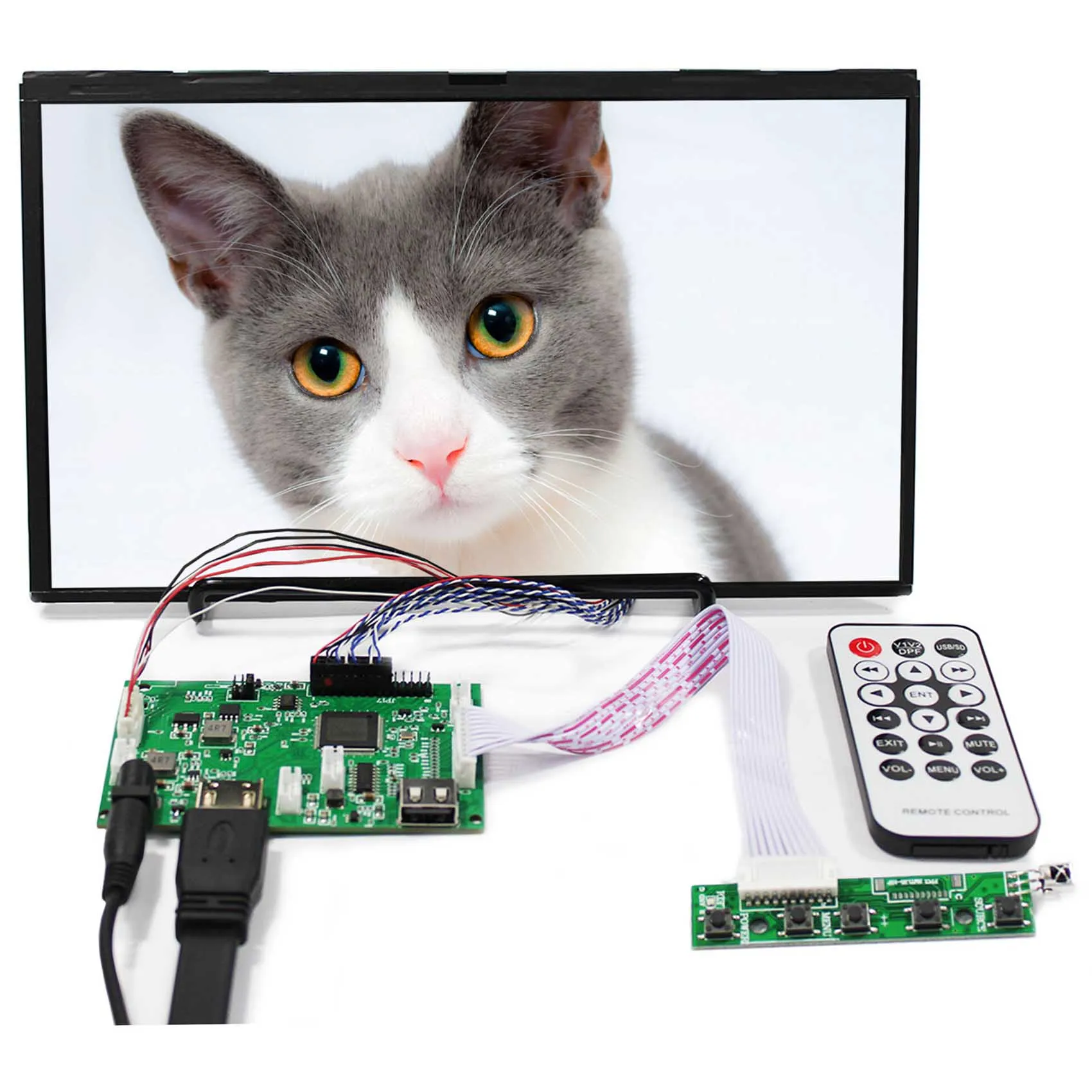 10.1" B101XAN01.3 1366X768 LCD Screen with HD-MI.USB Automatic Brightness Adjustment LCD Controller Board
10.1" B101XAN01.3 1366X768 LCD Screen with HD-MI.USB Automatic Brightness Adjustment LCD Controller Board