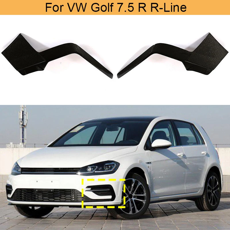 Car Front Bumper Splitters Fins For VW Volkswagen Golf 7.5 R R-Line Hatchback 4-Door Front Bumper Air Vent Trim Carbon Fiber
Car Front Bumper Splitters Fins For VW Volkswagen Golf 7.5 R R-Line Hatchback 4-Door Front Bumper Air Vent Trim Carbon Fiber