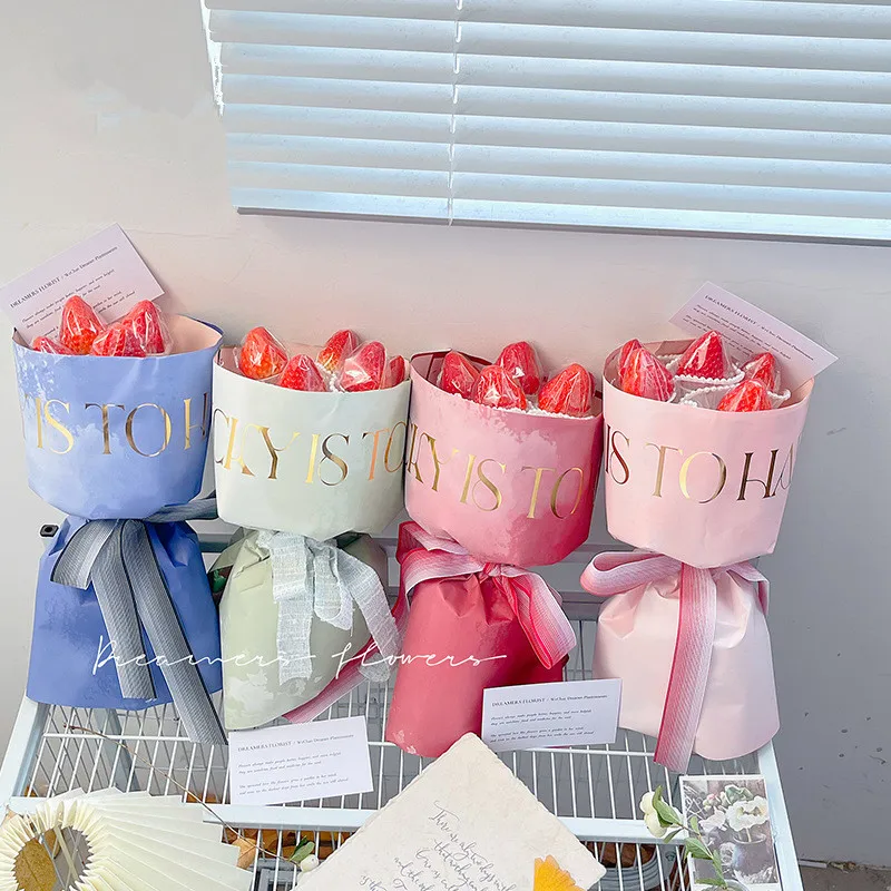 20pcs Bronzing English Flower Gift Wrapping Paper Waterproof Valentine's Day Flower Shop Materials Wedding Decoration Paper
20pcs Bronzing English Flower Gift Wrapping Paper Waterproof Valentine's Day Flower Shop Materials Wedding Decoration Paper