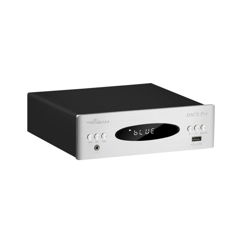 The Latest Trasam DAC2PRO DSD9018 decoder amp Bluetooth U disk player digital turntable support DSD64
The Latest Trasam DAC2PRO DSD9018 decoder amp Bluetooth U disk player digital turntable support DSD64