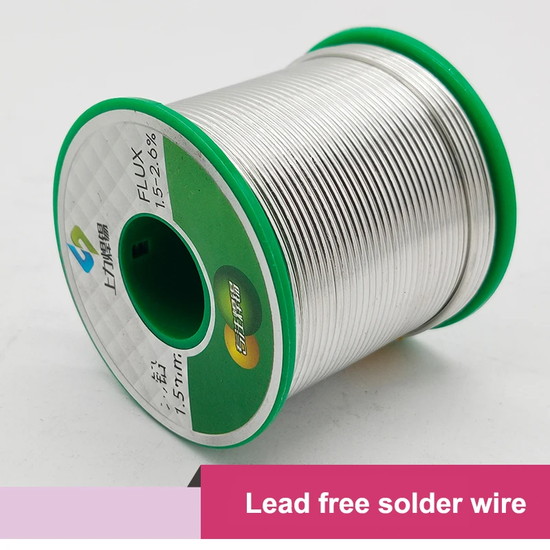 450g/roll Lead Free Solder Wire Environmental Protection Soldering Wire 99.3%Sn 0.3%Cu 0.5/0.6/0.8/1.0/ 1.2mm Super Strength
450g/roll Lead Free Solder Wire Environmental Protection Soldering Wire 99.3%Sn 0.3%Cu 0.5/0.6/0.8/1.0/ 1.2mm Super Strength