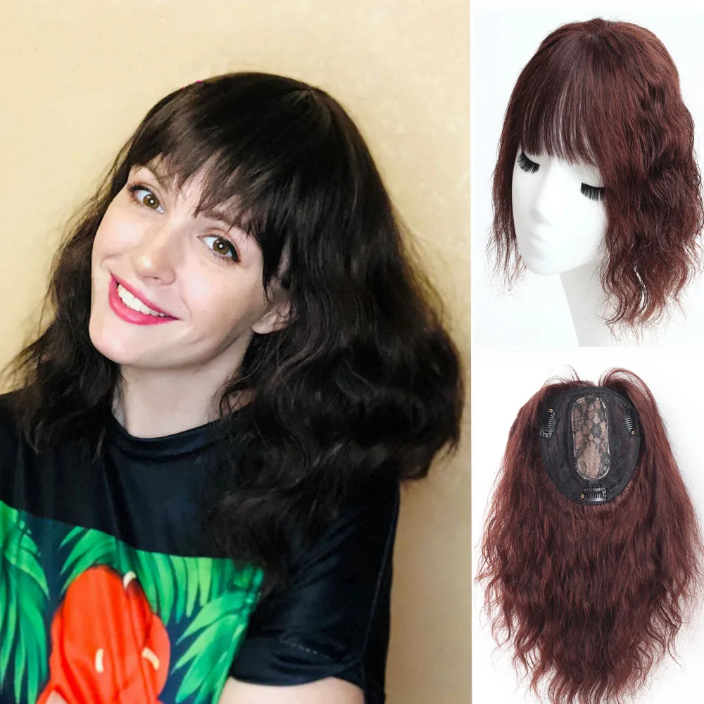 Indian Human Hair Toupee For Women 10x12 Machine Silk base Replacement System Loose Wave with Clips Cover White Hair
Indian Human Hair Toupee For Women 10x12 Machine Silk base Replacement System Loose Wave with Clips Cover White Hair
