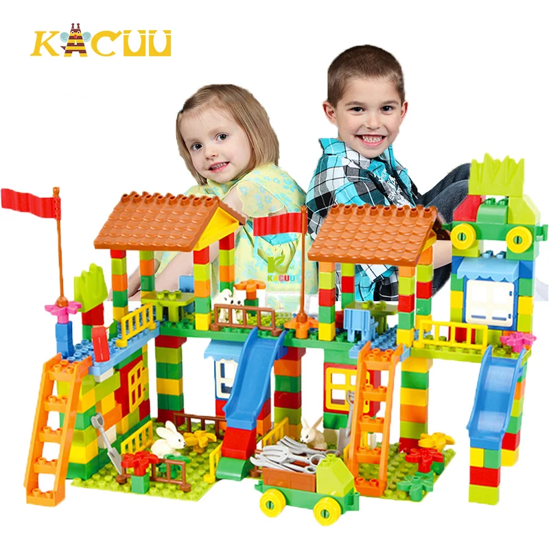 Big Size Building Blocks City House Amusement Park Assembly Bricks Construction Building Toys SetFor Children
Big Size Building Blocks City House Amusement Park Assembly Bricks Construction Building Toys SetFor Children
