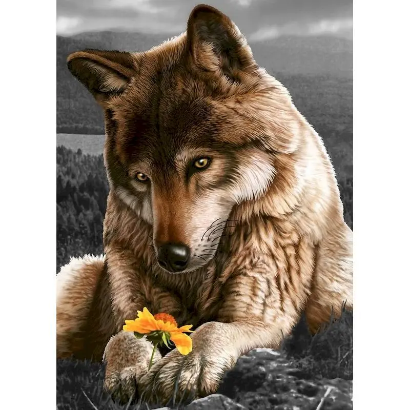 GATYZTORY Frame Wolf DIY Painting By Numbers Animal Canvas Drawing Acrylic Paints Art Wall Decor Handpainted Kits Unique
GATYZTORY Frame Wolf DIY Painting By Numbers Animal Canvas Drawing Acrylic Paints Art Wall Decor Handpainted Kits Unique