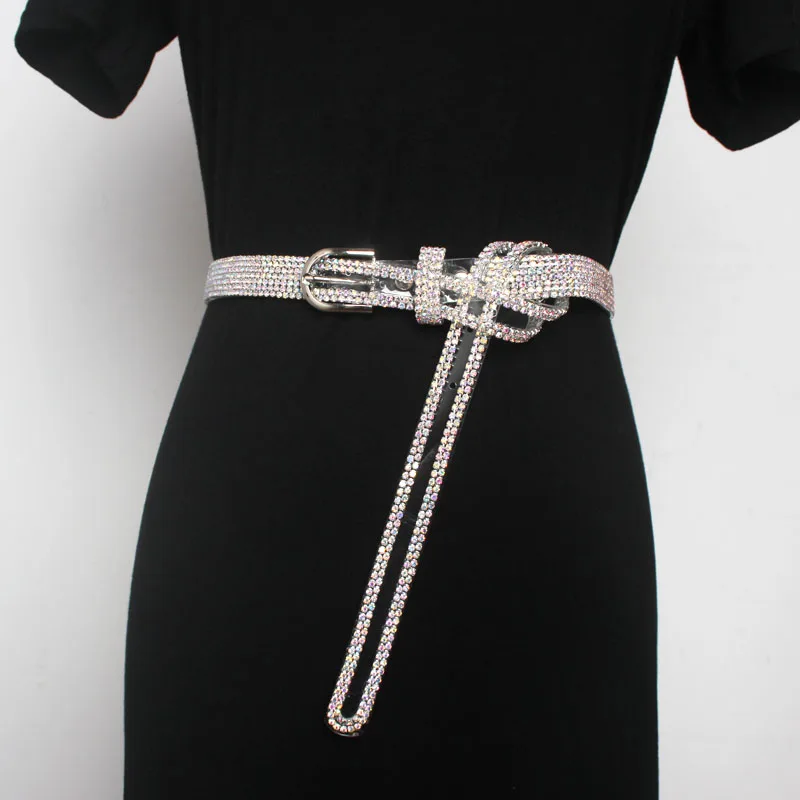 Women Shiny Belt Inlaid With Bright Crystal Color Thin Decoration Skirt Shirt And Tie Waist Seal Purple black pink transparent
Women Shiny Belt Inlaid With Bright Crystal Color Thin Decoration Skirt Shirt And Tie Waist Seal Purple black pink transparent
