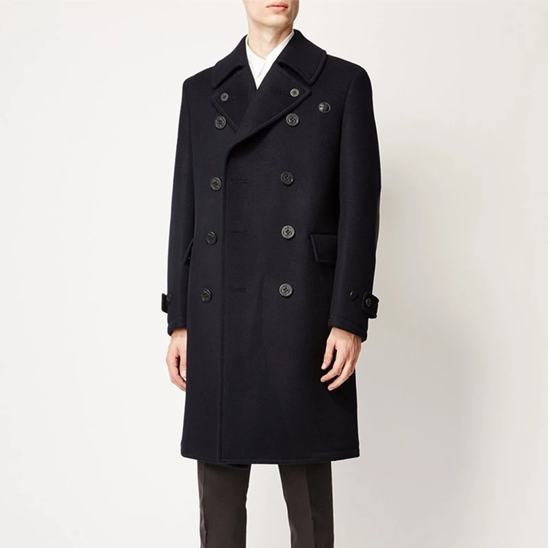 Men's woolen coat jacket 2020 autumn and winter England loose men's lapel double-breasted mid-length woolen coat
Men's woolen coat jacket 2020 autumn and winter England loose men's lapel double-breasted mid-length woolen coat