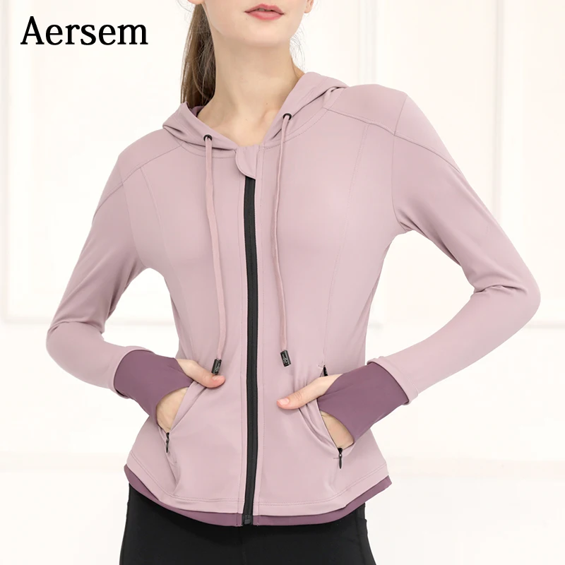 Aersem Energy Running Jacket Hooded Women Sports Yoga Shirts Zipper Fitness Gym Tops Pocket Long Sleeves Training Coats XL
Aersem Energy Running Jacket Hooded Women Sports Yoga Shirts Zipper Fitness Gym Tops Pocket Long Sleeves Training Coats XL