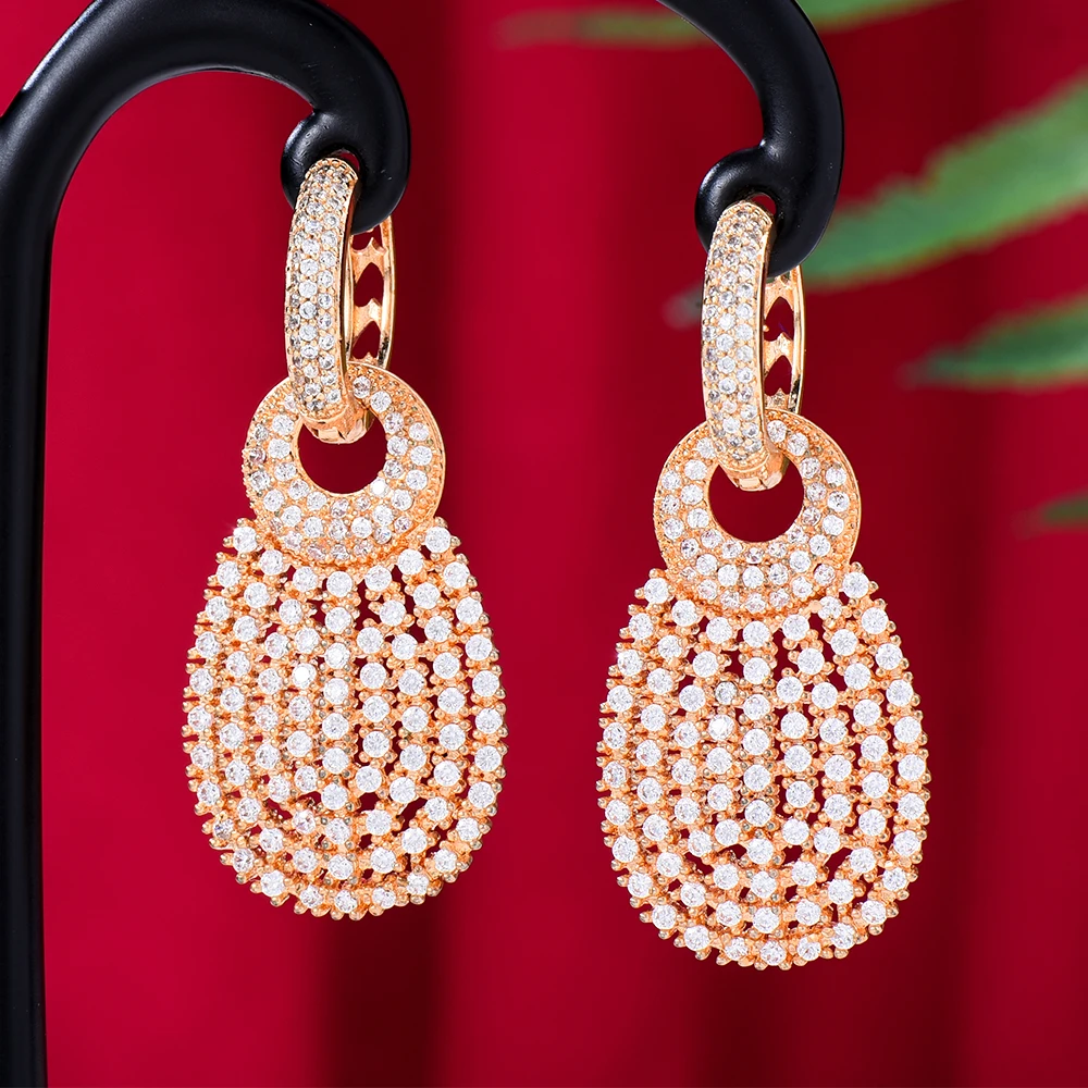 Siscathy 2022 New Fashion Hollow Hanging Earrings For Women Trend Luxury Zirconia Earring Wedding Party Jewelry Accessories
Siscathy 2022 New Fashion Hollow Hanging Earrings For Women Trend Luxury Zirconia Earring Wedding Party Jewelry Accessories