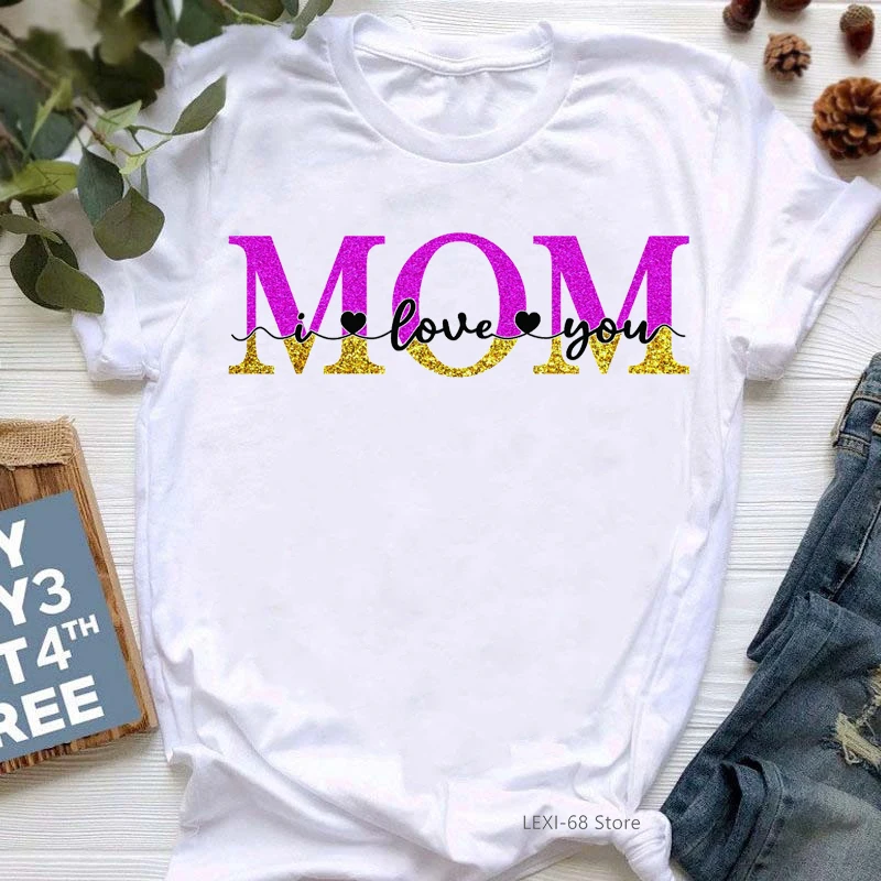 Акварель L Lover You Mom женская футболка с надписью Счастливого Дня матери Футболка женская одежда в Корейском стиле Топы с коротким рукавом
Акварель L Lover You Mom женская футболка с надписью Счастливого Дня матери Футболка женская одежда в Корейском стиле Топы с коротким рукавом