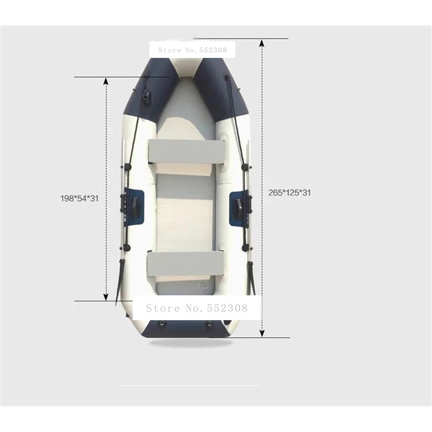 5 Adults Super Thickening Inflatable Rowing Boat thickness 0.7mm Boat Inflatable Rowing Boat with Spare Parts 265*125*31 CM
5 Adults Super Thickening Inflatable Rowing Boat thickness 0.7mm Boat Inflatable Rowing Boat with Spare Parts 265*125*31 CM
