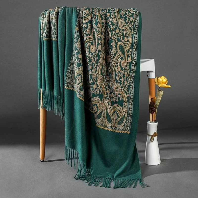 fashion wild rhinestone embroidered scarf embroidered cashew embroidered shawl autumn and winter thick artificial cashmere scarf
fashion wild rhinestone embroidered scarf embroidered cashew embroidered shawl autumn and winter thick artificial cashmere scarf