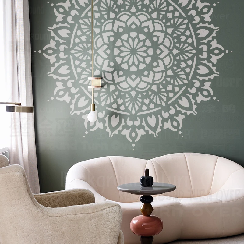 140cm - 180cm Stencil For Painting Big Mandala Extra Large Round Wall Flower Decors Walls Patterns Tile Templates S152
140cm - 180cm Stencil For Painting Big Mandala Extra Large Round Wall Flower Decors Walls Patterns Tile Templates S152