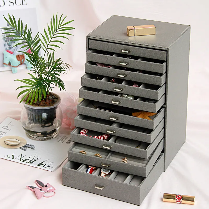 Jewelry Box European High-capacity Princess Jewelry Storage Box Korea Multi-function Jewelry Box Wooden Leather Watches
Jewelry Box European High-capacity Princess Jewelry Storage Box Korea Multi-function Jewelry Box Wooden Leather Watches