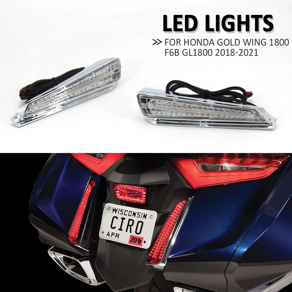 Новинка для HONDA Gold Wing 1800 F6B GL1800 поворотный сигнал мотоцикла Светодиодная панель наполнителя декоративная лампа 2018 2019 2020 2021
Новинка для HONDA Gold Wing 1800 F6B GL1800 поворотный сигнал мотоцикла Светодиодная панель наполнителя декоративная лампа 2018 2019 2020 2021