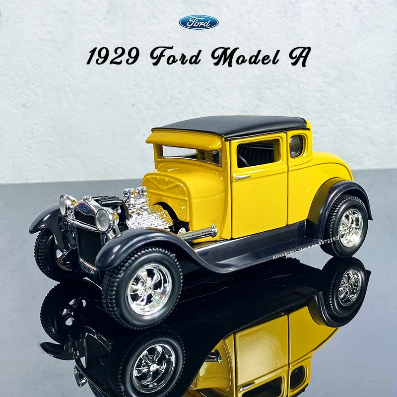 Новая желтая модель автомобиля Maisto 1:24 в ретро стиле Форд 1929, модель автомобиля из сплава, коллекционная Подарочная игрушка, игрушки для мальчиков
Новая желтая модель автомобиля Maisto 1:24 в ретро стиле Форд 1929, модель автомобиля из сплава, коллекционная Подарочная игрушка, игрушки для мальчиков