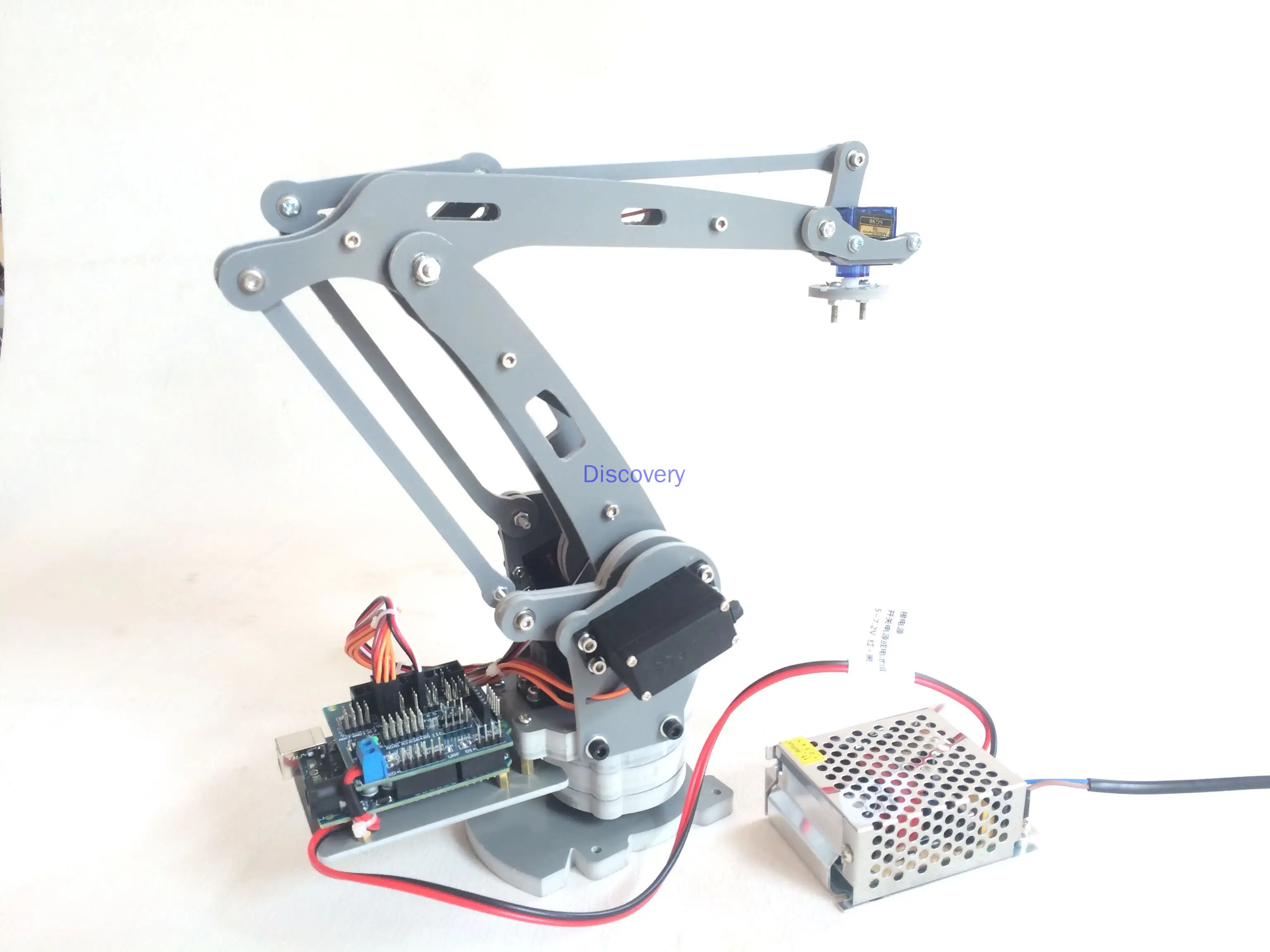 Manipulator NUMERICAL Control Mechanical Arm 4-dOF Industrial Robot Teaching Model 4-axis Palletizing DIY Teaching AIDS
Manipulator NUMERICAL Control Mechanical Arm 4-dOF Industrial Robot Teaching Model 4-axis Palletizing DIY Teaching AIDS