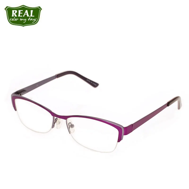 REAL Metal Eyeglasses Full Rim Optical Glasses Frame Prescription Women Business Reading Myopia Flower Eye Glasses Purple
REAL Metal Eyeglasses Full Rim Optical Glasses Frame Prescription Women Business Reading Myopia Flower Eye Glasses Purple