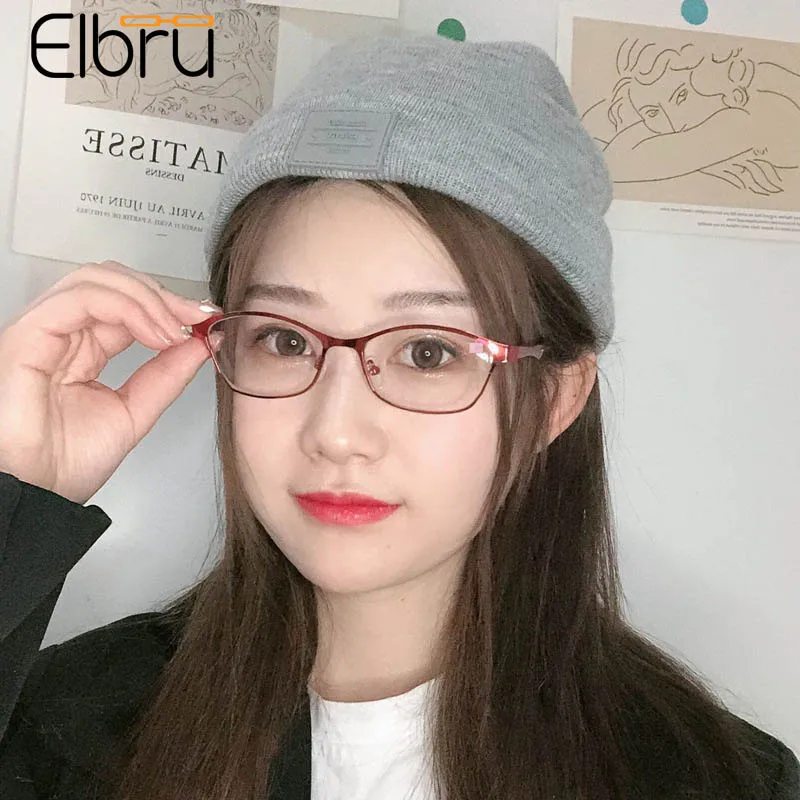Elbru Retro Fashion Anti Blue Light Myopic Glasses Women Men Ultralight Metal Frame Short-sighted Eyeglasses Diopters -1.0 -3.5
Elbru Retro Fashion Anti Blue Light Myopic Glasses Women Men Ultralight Metal Frame Short-sighted Eyeglasses Diopters -1.0 -3.5