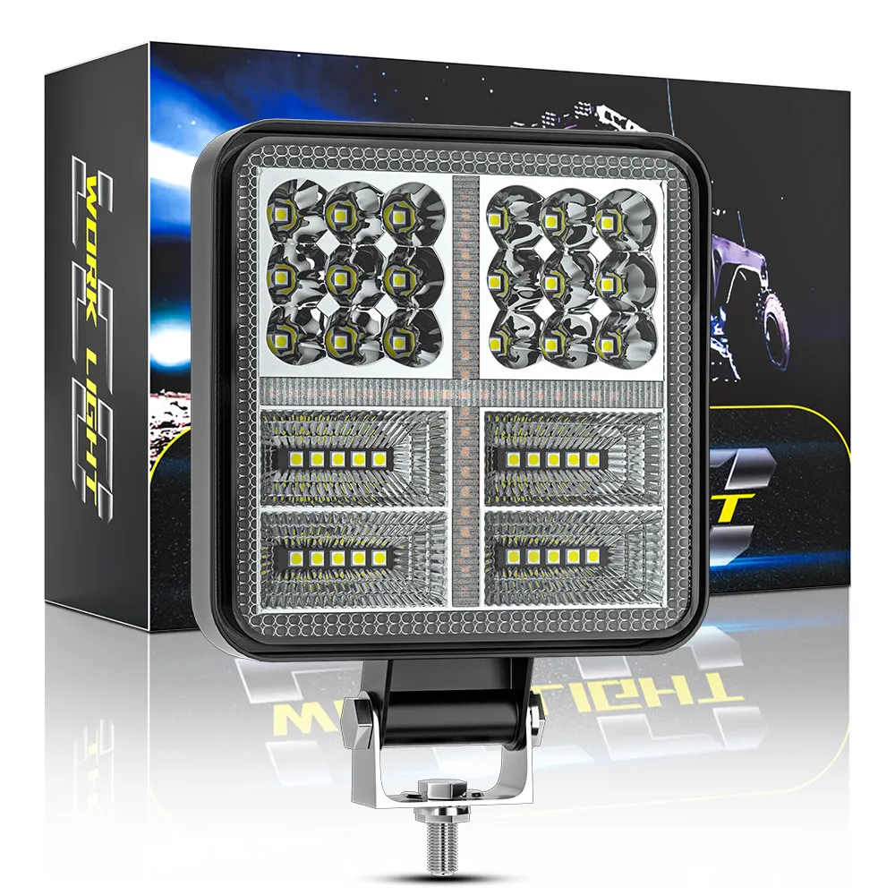 177W Auto LED flash square 4inch 59LED work light modified off-road vehicle roof headlight spot light
177W Auto LED flash square 4inch 59LED work light modified off-road vehicle roof headlight spot light