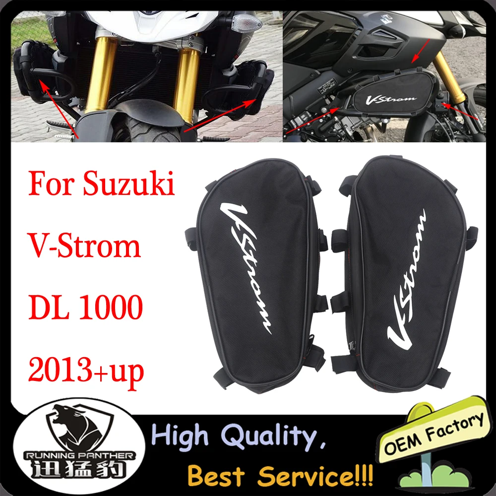 FOR SUZUKI V-STROM1000 DL1000 2013-2020 Motorcycle Frame Anti-collision Bar Waterproof Bag Tool Storage Bag Vstrom 1000
FOR SUZUKI V-STROM1000 DL1000 2013-2020 Motorcycle Frame Anti-collision Bar Waterproof Bag Tool Storage Bag Vstrom 1000