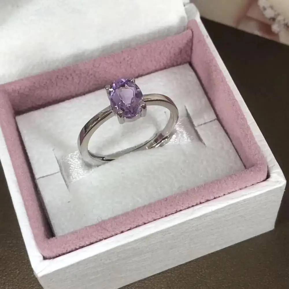 100% 925 Sterling Silver Round Natural And Real Amethyst Wedding Engagement Rings For Women
100% 925 Sterling Silver Round Natural And Real Amethyst Wedding Engagement Rings For Women