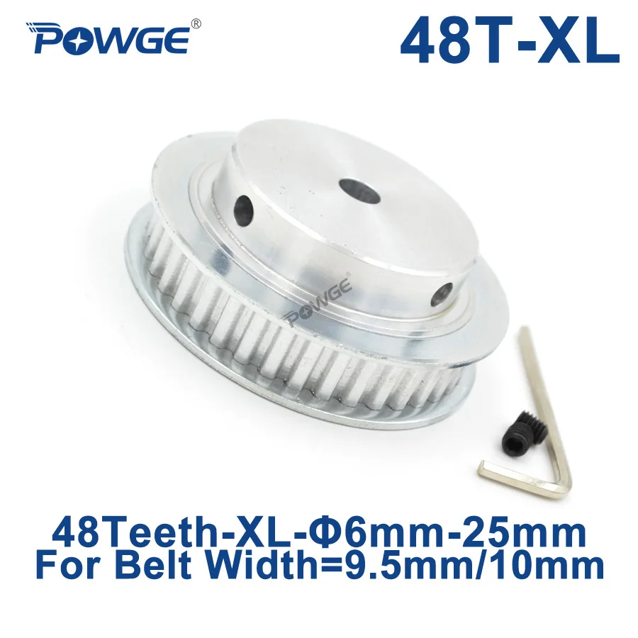 Зубчатый шкив POWGE 48 зубьев XL, отверстие 6/8/10/12/14/15/16/18/19/20/25 мм для ширины 10 мм XL зубчатый ремень колесо, шестерня 48 зубьев 48 T
Зубчатый шкив POWGE 48 зубьев XL, отверстие 6/8/10/12/14/15/16/18/19/20/25 мм для ширины 10 мм XL зубчатый ремень колесо, шестерня 48 зубьев 48 T
