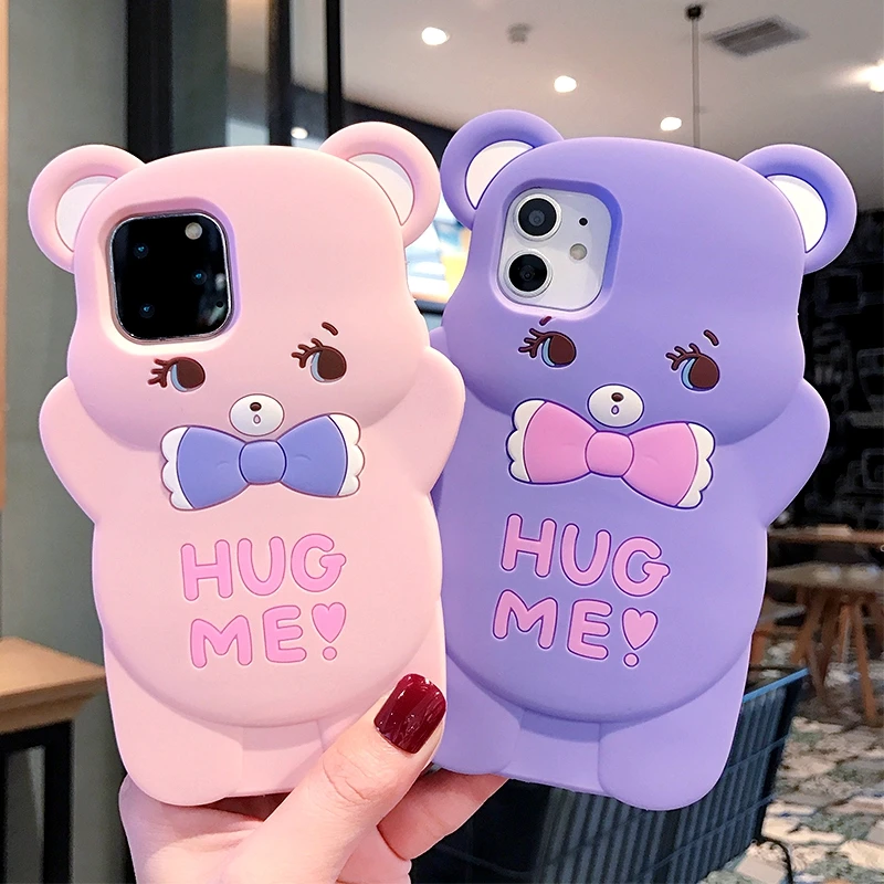 Cute Phone Cover For iPhone 6 6S 7 8 Plus X XS XR 11 12 13 Pro Max Case New 3D Cartoon Animals Hug Bear Ears Soft Silicone Capa
Cute Phone Cover For iPhone 6 6S 7 8 Plus X XS XR 11 12 13 Pro Max Case New 3D Cartoon Animals Hug Bear Ears Soft Silicone Capa