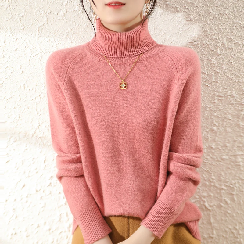 Women's Australian Wool Turtleneck Sweaters, 100% Pure Wool, Knitting Pullovers, Female Winter Clothes, Free Shipping
Women's Australian Wool Turtleneck Sweaters, 100% Pure Wool, Knitting Pullovers, Female Winter Clothes, Free Shipping