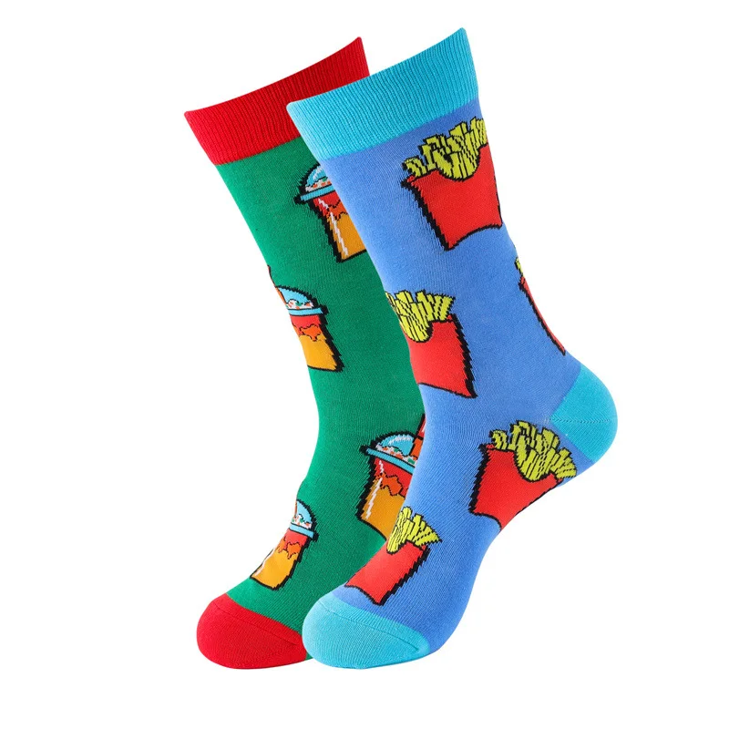 2022 New Sausage fries men socks cotton funny Alien socks for man women novelty casual dressing color crew socks for happy sox
2022 New Sausage fries men socks cotton funny Alien socks for man women novelty casual dressing color crew socks for happy sox