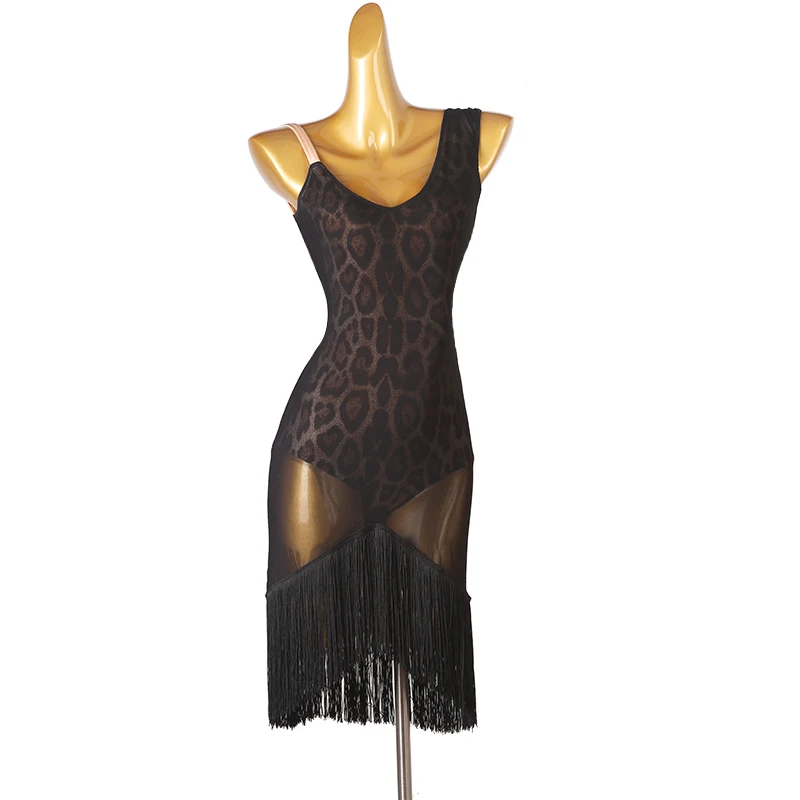 High-end Custom Latin Dance Practice Clothes Sexy Leopard Print Chacha Rumba Adult Elegant Professional Costumes
High-end Custom Latin Dance Practice Clothes Sexy Leopard Print Chacha Rumba Adult Elegant Professional Costumes