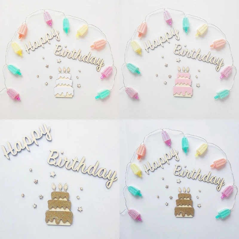 Wooden Happy Birthday Party Decoration Cake Topper Background Wall Ornament Prop P31B
Wooden Happy Birthday Party Decoration Cake Topper Background Wall Ornament Prop P31B