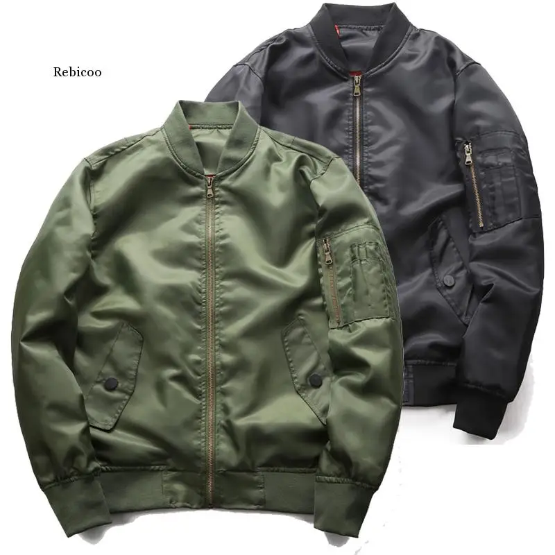 Autumn Military Men Air Force Bomber Jacket Male Baseball Sports Outwear Thin Coat Windbreaker Casual Zipper Tops Clothes
Autumn Military Men Air Force Bomber Jacket Male Baseball Sports Outwear Thin Coat Windbreaker Casual Zipper Tops Clothes