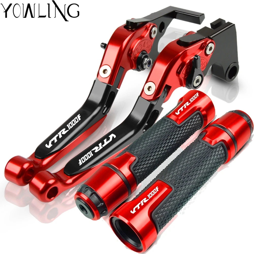 For HONDA VTR1000F / FIRESTORM 1998-2005 Motorcycle Accessories Extendable Brake Clutch Levers and Handlebar Hand Grips ends
For HONDA VTR1000F / FIRESTORM 1998-2005 Motorcycle Accessories Extendable Brake Clutch Levers and Handlebar Hand Grips ends