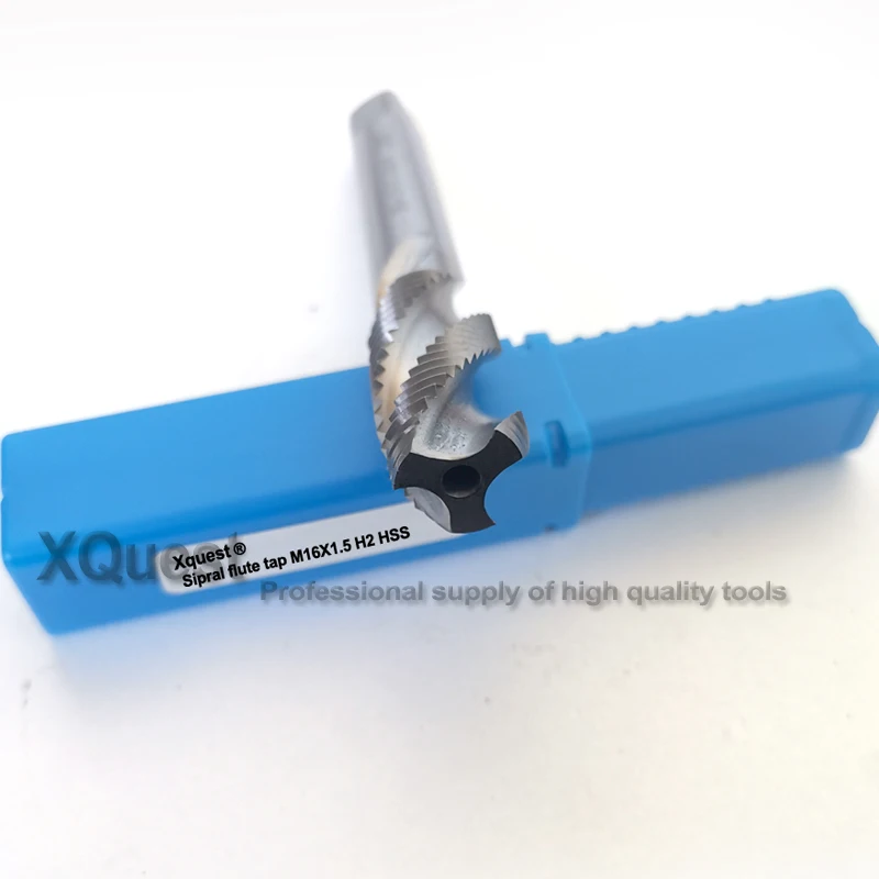 Спиральный Метчик XQuest M16 M16X2 из быстрорежущей стали, винтовые краны с мелкой резьбой для правшей, M16X1, металлические режущие инструменты
Спиральный Метчик XQuest M16 M16X2 из быстрорежущей стали, винтовые краны с мелкой резьбой для правшей, M16X1, металлические режущие инструменты