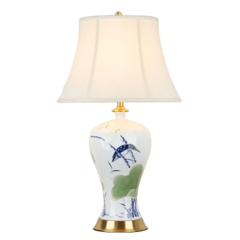 Chinese Hand Painted Birds Ceramic Table Lamp Bed Room Foyer Elegant Simple Porcelain Desk Reading Light 190176
Chinese Hand Painted Birds Ceramic Table Lamp Bed Room Foyer Elegant Simple Porcelain Desk Reading Light 190176