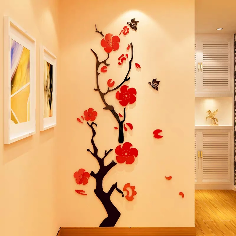 New arrivl Plum Acrylic Wall Stickers Blossom Living room Wall Stickers DIY Art Wall Decor Home Decoration Accessories
New arrivl Plum Acrylic Wall Stickers Blossom Living room Wall Stickers DIY Art Wall Decor Home Decoration Accessories