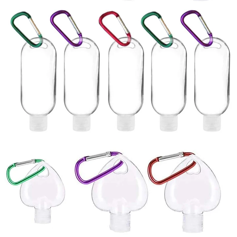 100pcs Travel Bottle 30ml 50ml Plastic Clear Keychain Leakproof Empty Squeeze Container with Flip Cap for Cosmetics Bottle
100pcs Travel Bottle 30ml 50ml Plastic Clear Keychain Leakproof Empty Squeeze Container with Flip Cap for Cosmetics Bottle