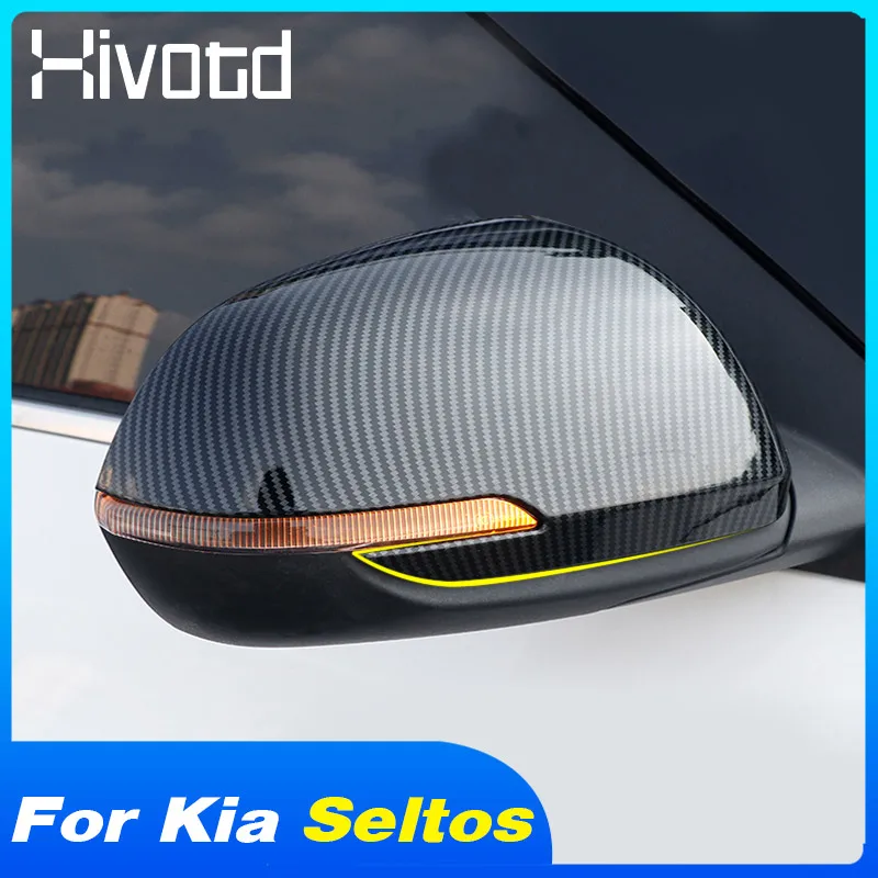 Carbon Fiber/Chrome Rear View Mirror Cover Side Door Mirrors Cap Case Car-Styling For Kia Seltos 2020 2021 Exterior Accessories
Carbon Fiber/Chrome Rear View Mirror Cover Side Door Mirrors Cap Case Car-Styling For Kia Seltos 2020 2021 Exterior Accessories