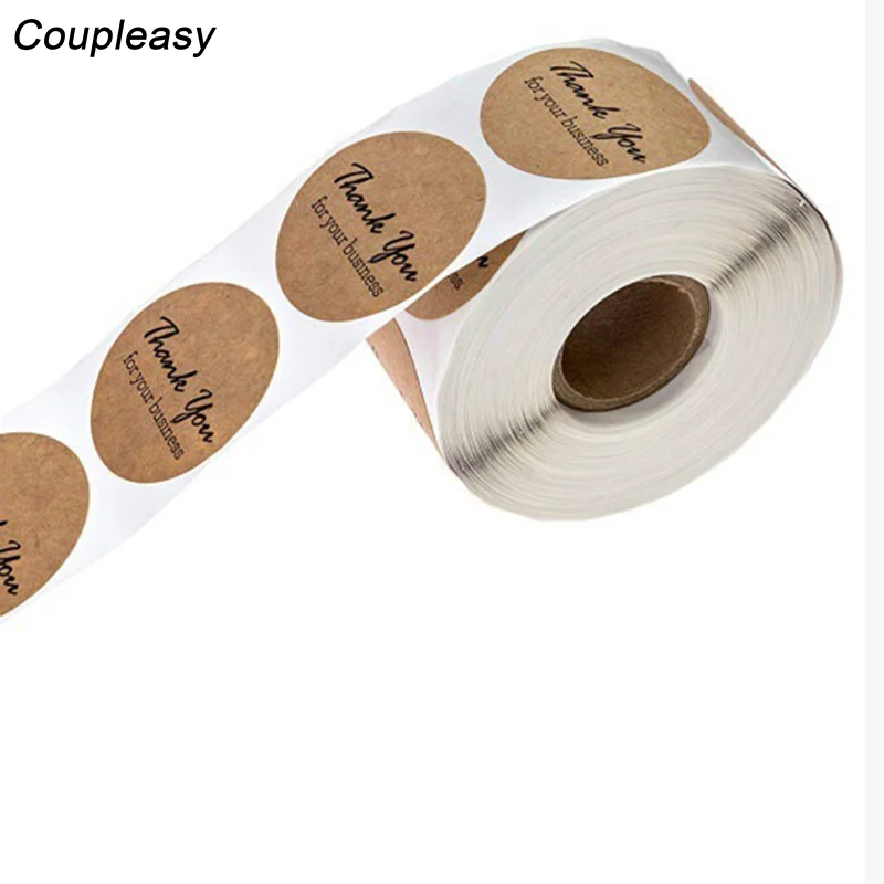 500Pcs/Roll Thank You for Your Business Stickers Kraft Paper Thank You Stickers Cake Shop Sealing Stickers Stationery Supplies
500Pcs/Roll Thank You for Your Business Stickers Kraft Paper Thank You Stickers Cake Shop Sealing Stickers Stationery Supplies