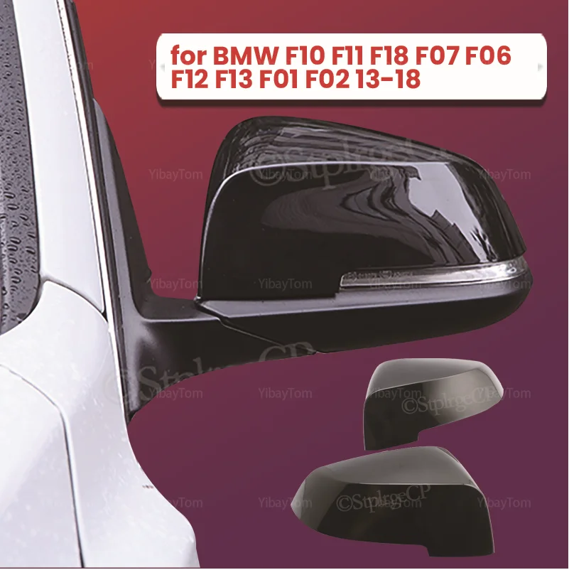 2pcs Glossy Black Rearview side shell Mirror cover caps For BMW F10 F11 F18 F07 F06 F12 F13 F01 F02 2013-18 Carbon Fiber Pattern
2pcs Glossy Black Rearview side shell Mirror cover caps For BMW F10 F11 F18 F07 F06 F12 F13 F01 F02 2013-18 Carbon Fiber Pattern